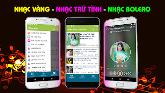 Nhạc Vàng Nhạc Trữ Tình Bolero Ekran Görüntüsü 1
