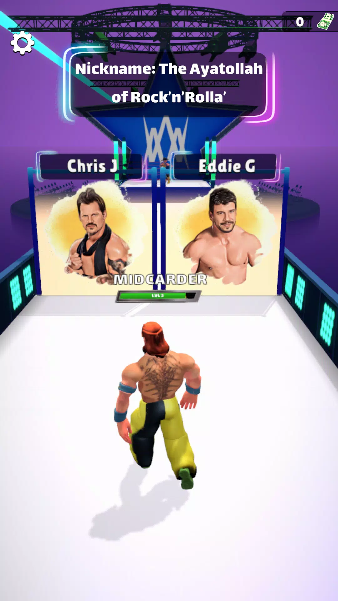 Wrestling Trivia Run Captura de tela 1
