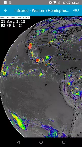 Simple Satellite Weather Loops Captura de tela 1