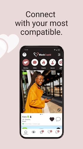 BlackCupid: Black Dating ဖန်သားပြင်ဓာတ်ပုံ 3