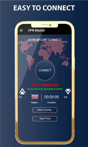 VPN Proxy Master Safe & secure Ảnh chụp màn hình 2