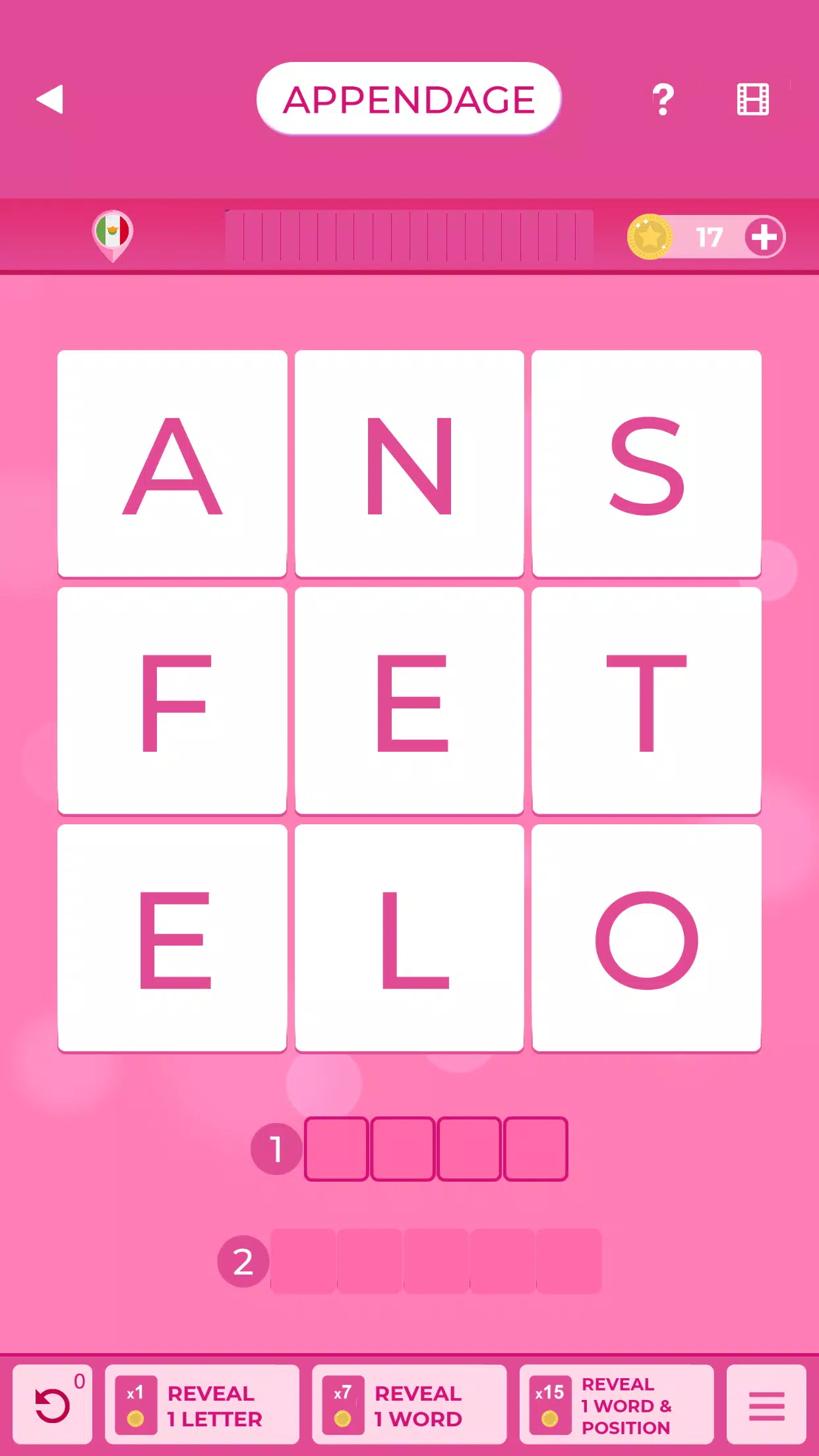 PINK WORD BRAIN 스크린샷 1