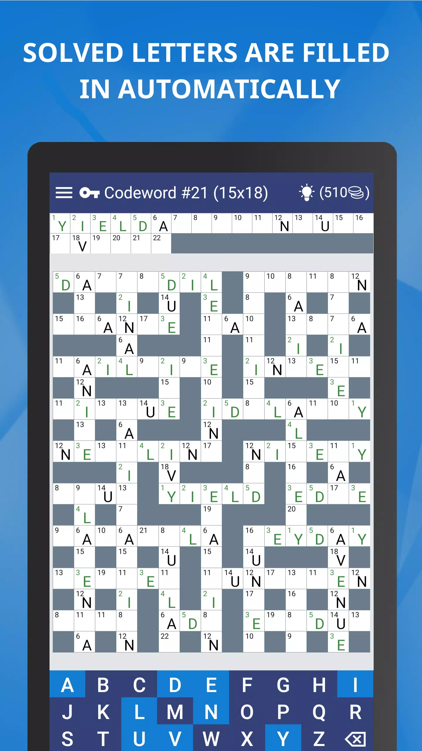 Keywords — Codeword Puzzle Captura de tela 4