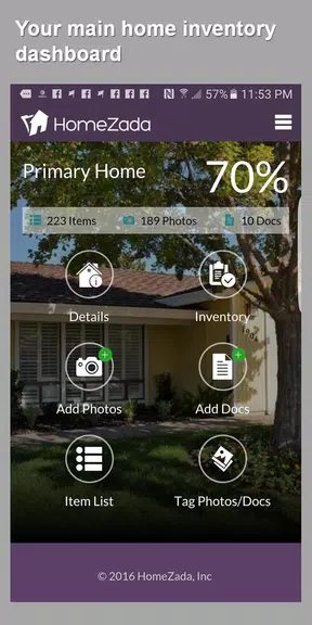 HomeZada Mobile Скриншот 1