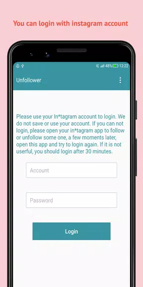 Unfollow Users Cleaner Screenshot 1