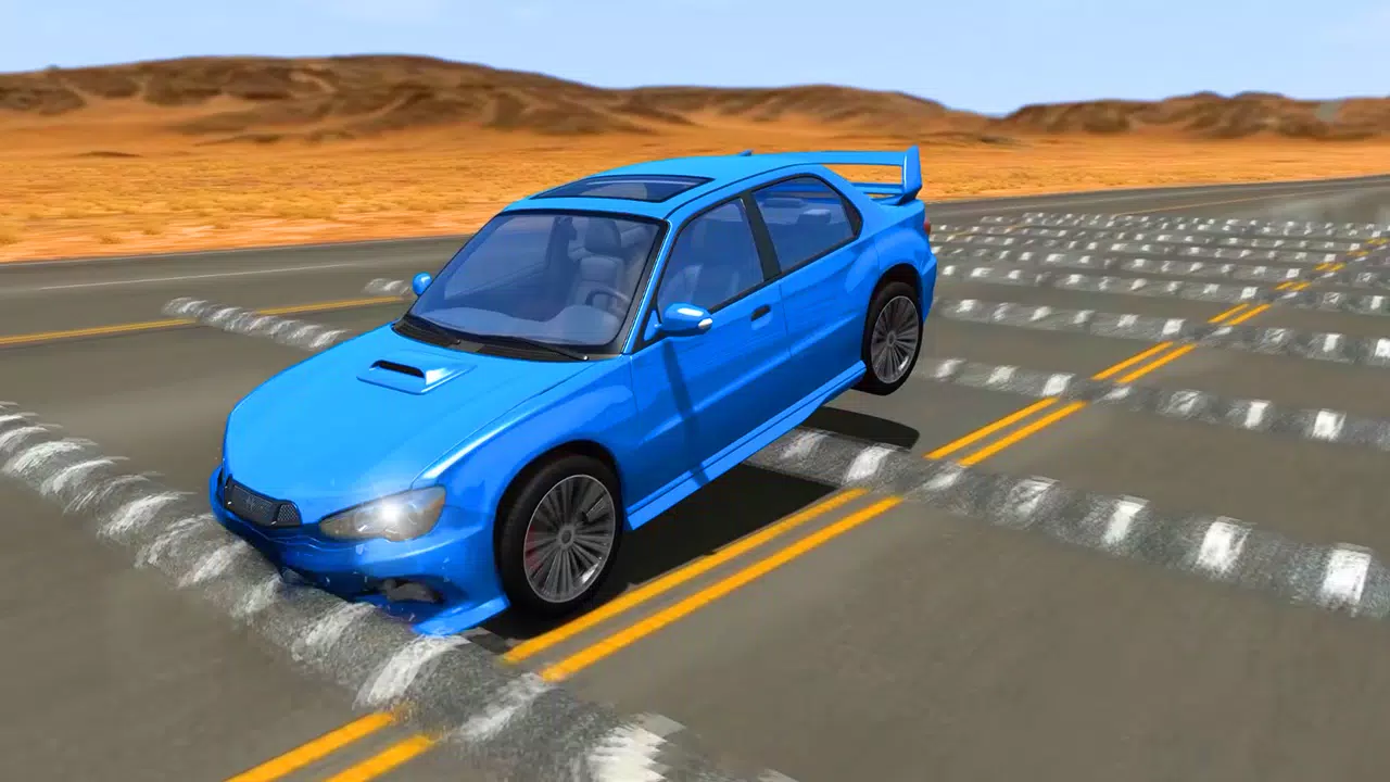 Beam Drive Road Crash 3D Games Captura de pantalla 2