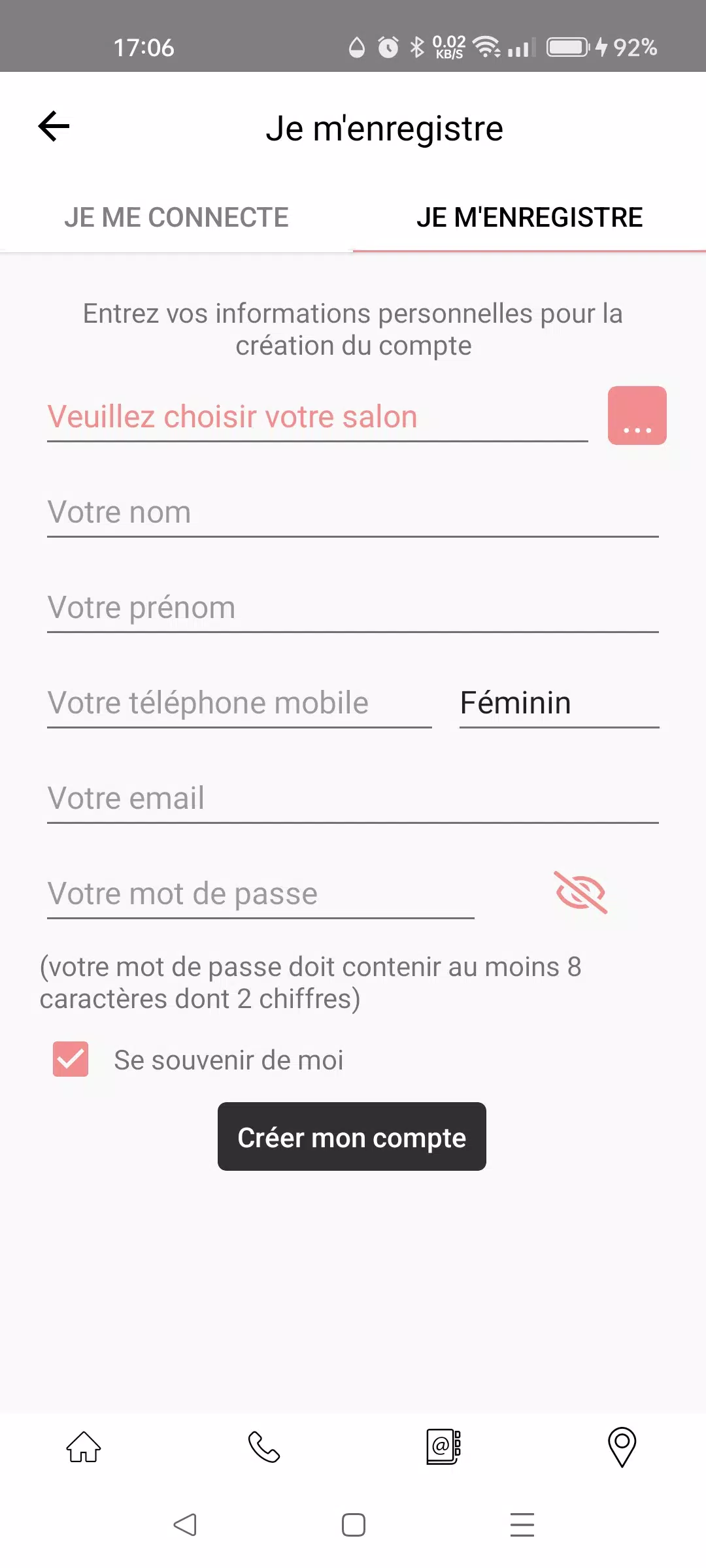 mon coiffeur スクリーンショット 3