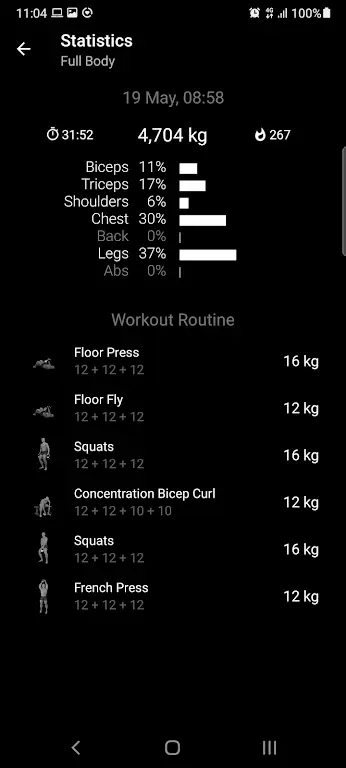 Kettlebell Home Workout Capture d’écran 2