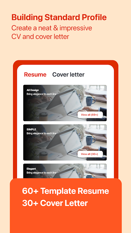 Cover Letter for Job App ภาพหน้าจอ 1