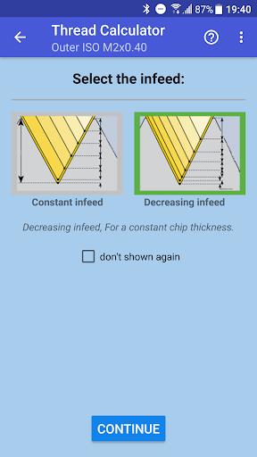 Thread calculator ภาพหน้าจอ 3