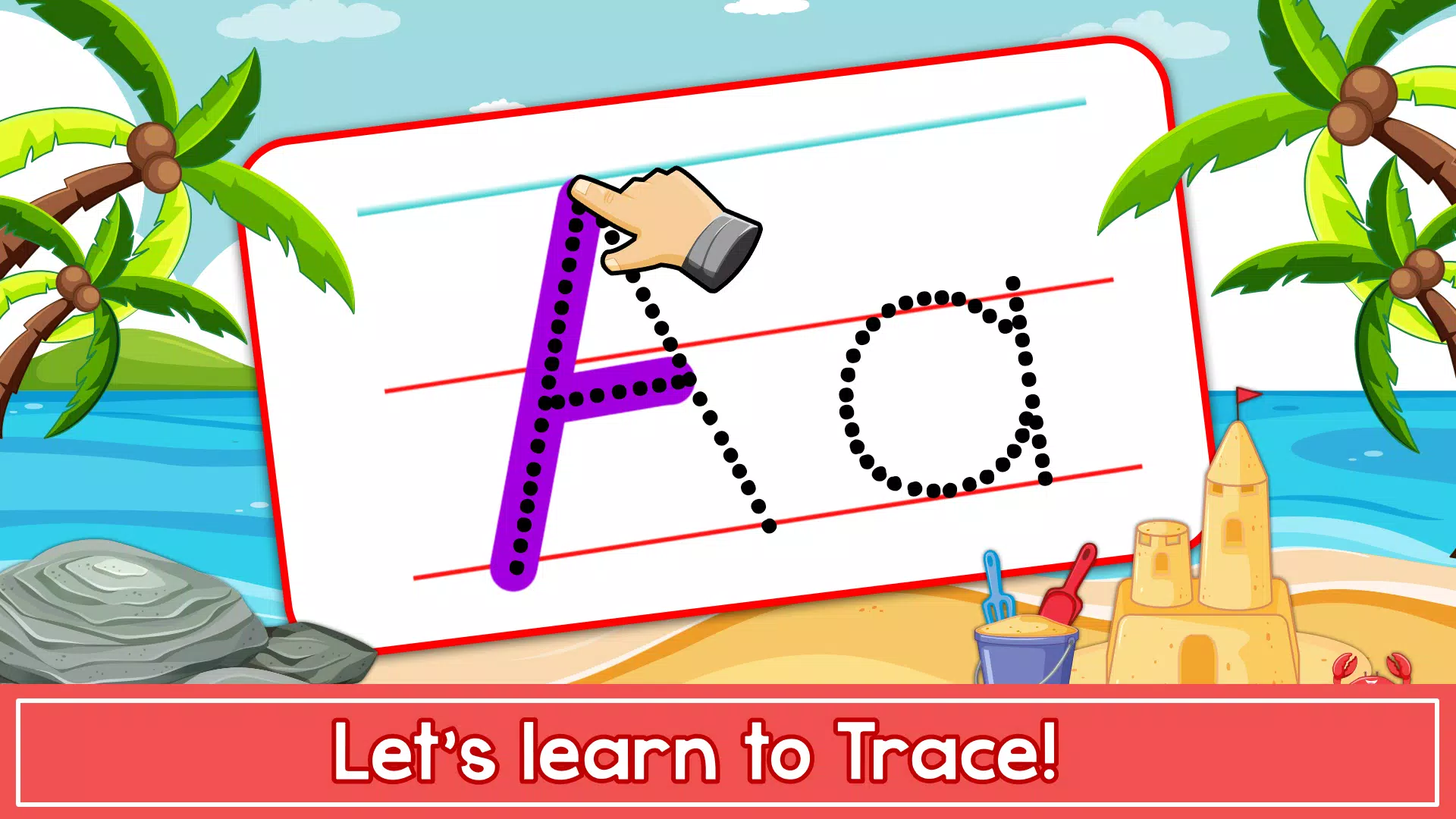 ABC Tracing Kids Learning Game Screenshot 1