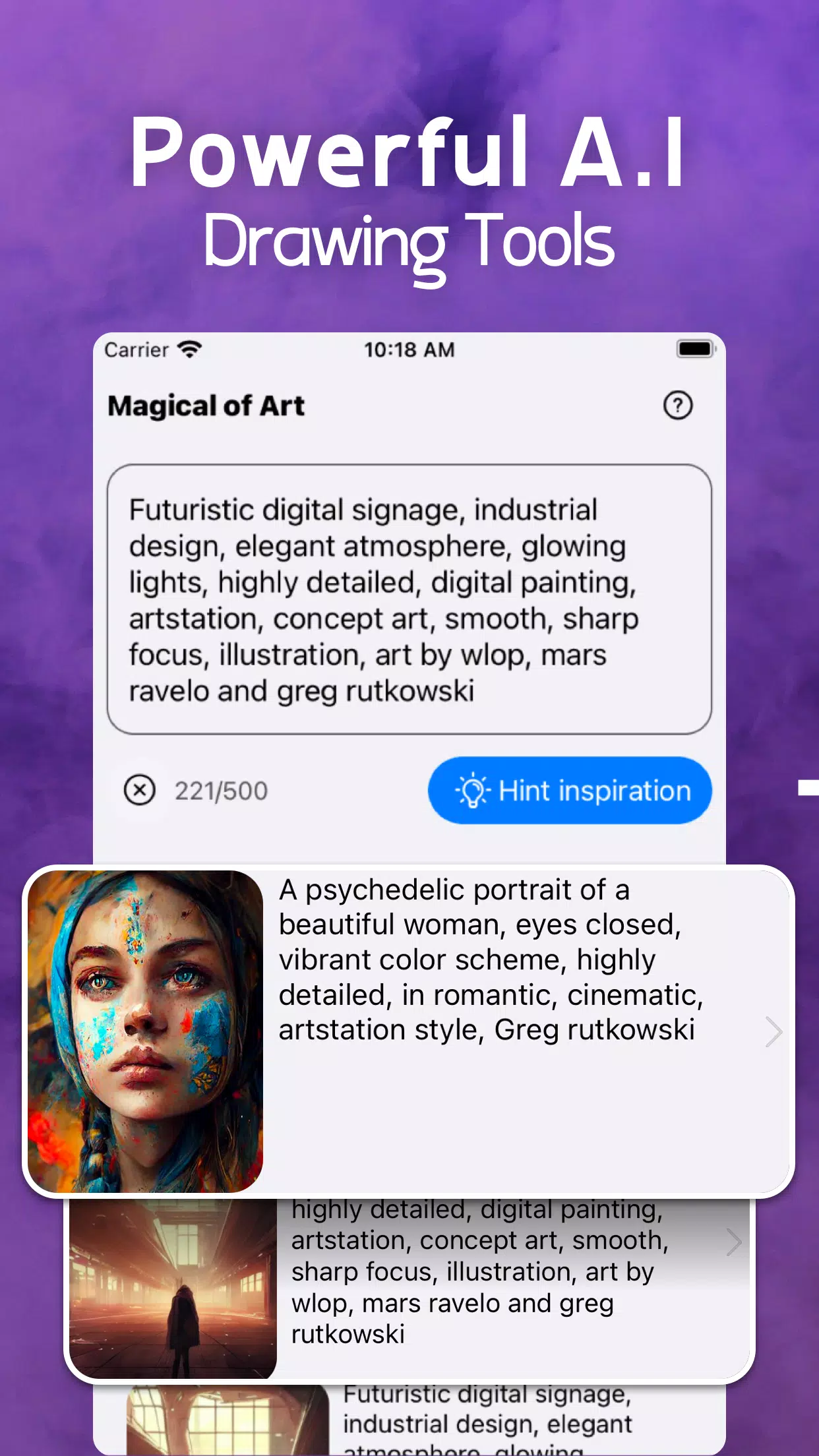 AI Generated Art Generator Screenshot 2