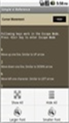 Simple vi Reference應用截圖第3張