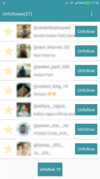 Unfollow Users Cleaner Screenshot 4
