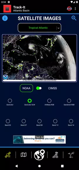 Track-It Hurricane Tracker Tangkapan skrin 3