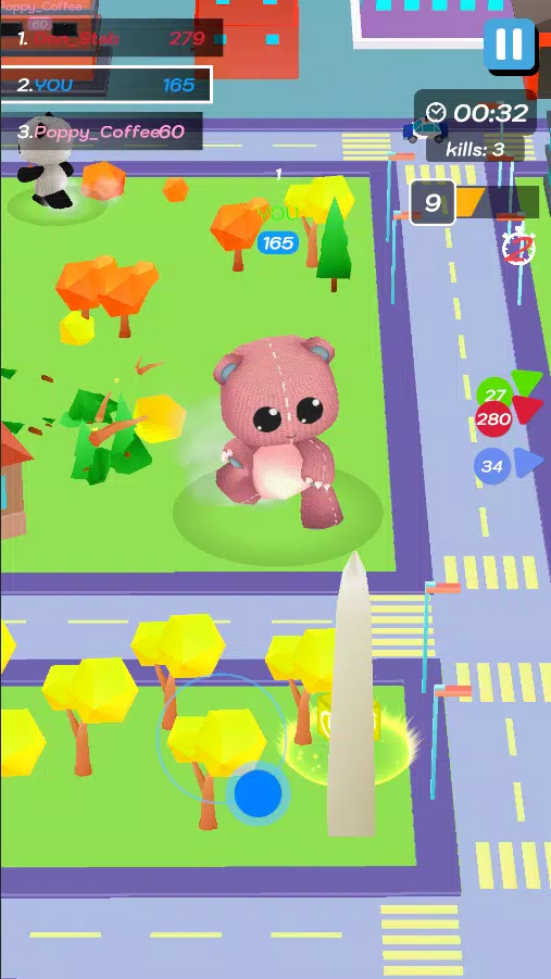 Crazy Monster City 스크린샷 1