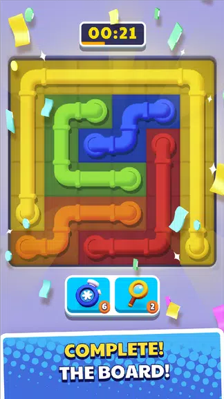 Connect Pipe! Color Line Game應用截圖第2張