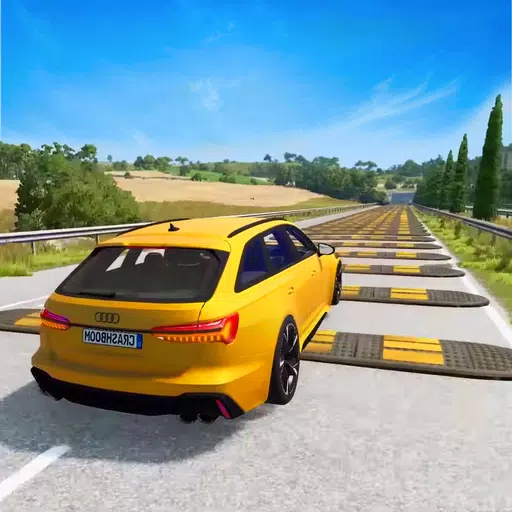 Beam Drive Road Crash 3D Games Captura de pantalla 1