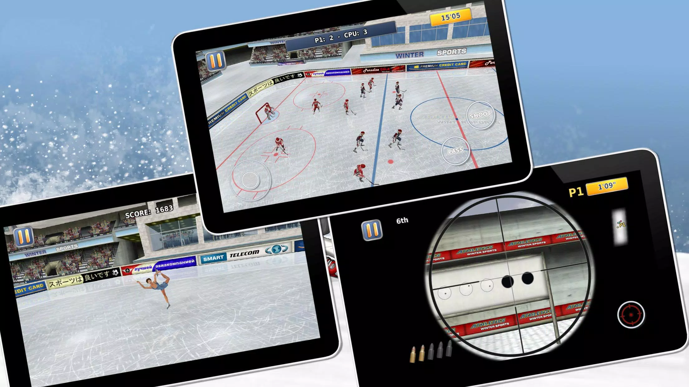 Athletics 2: Winter Sports Captura de pantalla 3