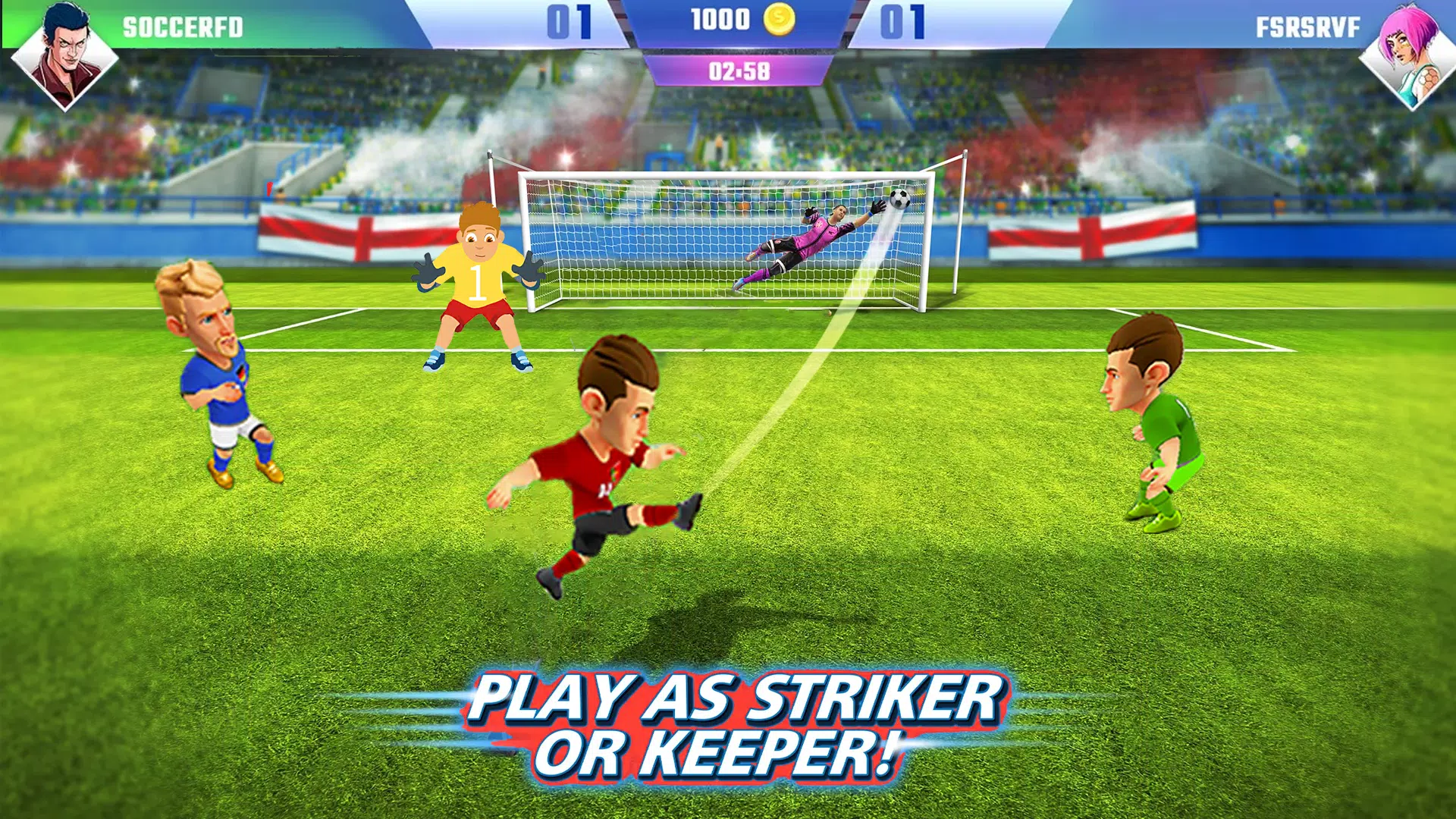 Mini Football Games Offline Captura de pantalla 2