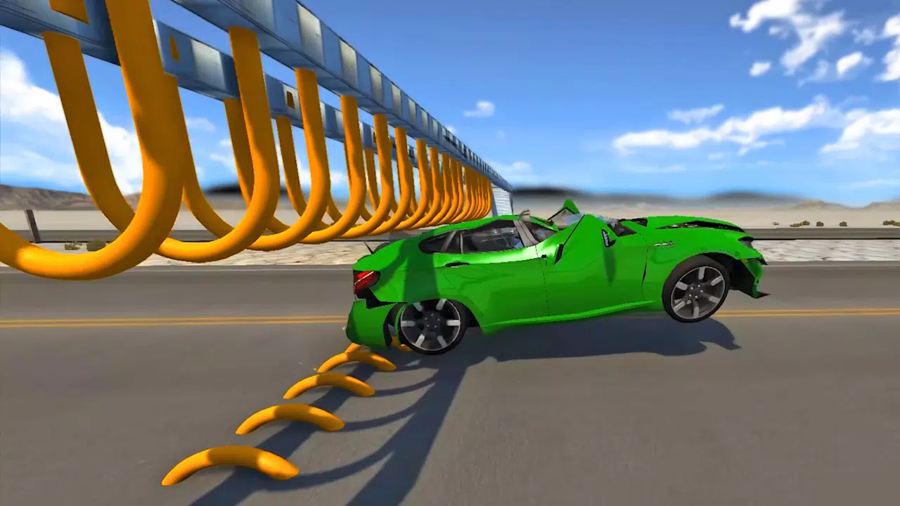 Beam Drive Road Crash 3D Games Captura de pantalla 4