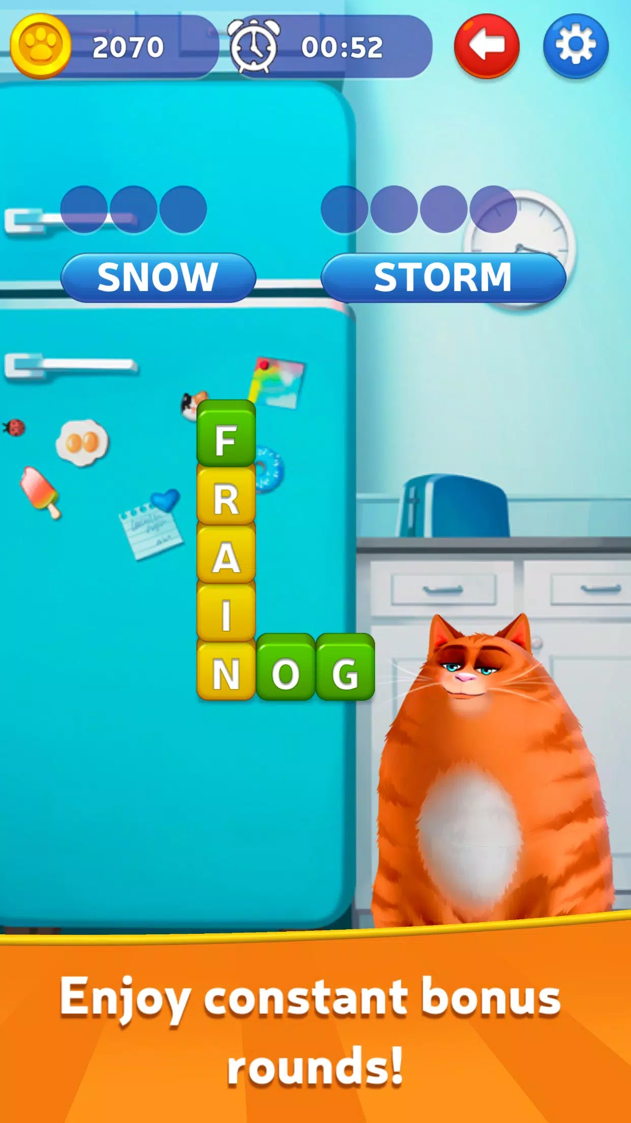 Kitty Scramble: Word Game Screenshot 3
