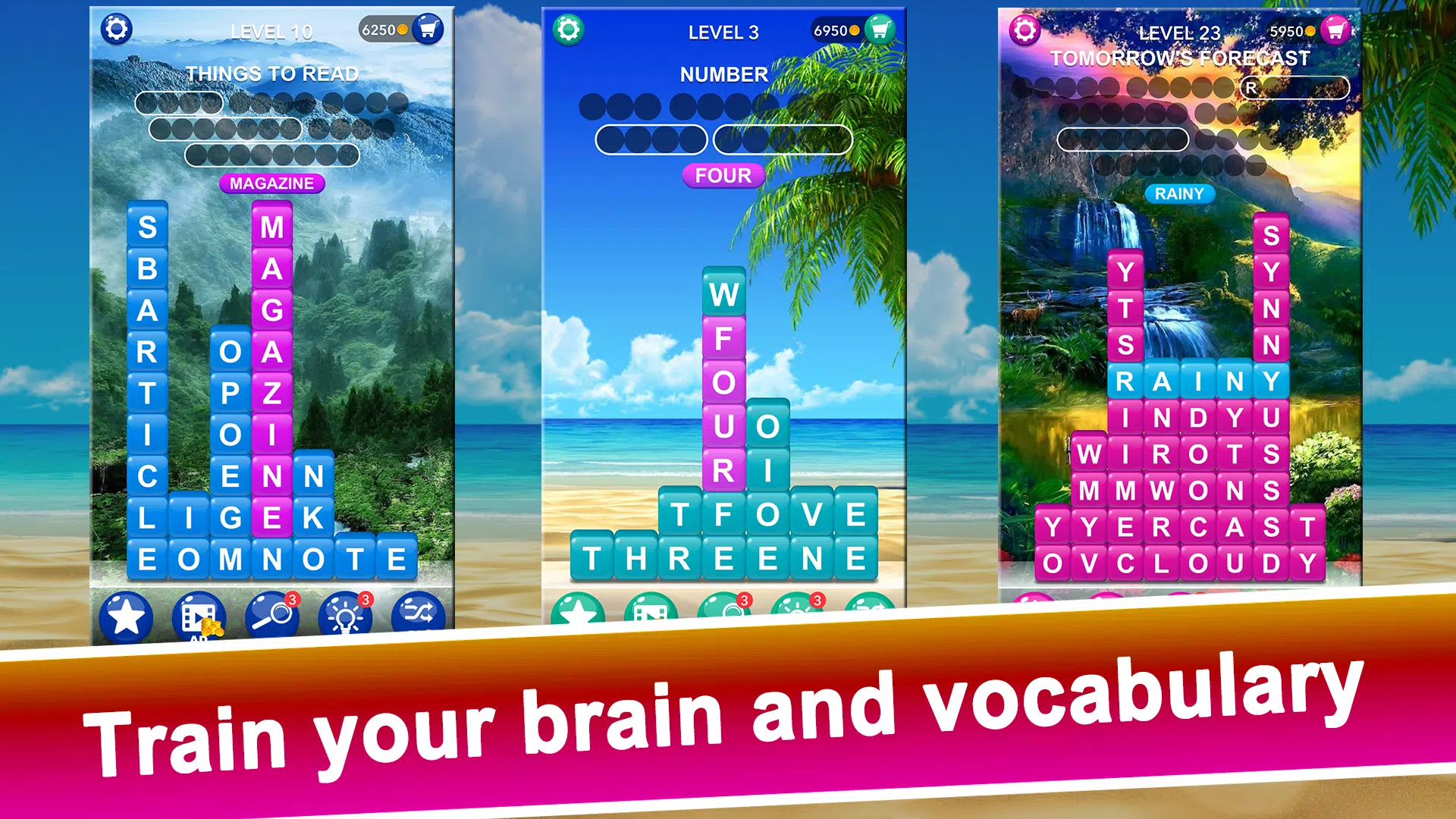 Word Tiles :Hidden Word Search Screenshot 4