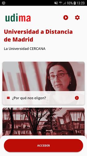 Schermata UDIMA App 2