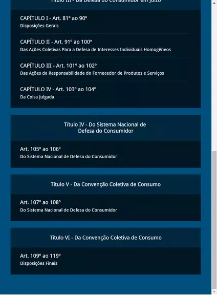 Código de Defesa do Consumidor Screenshot 1
