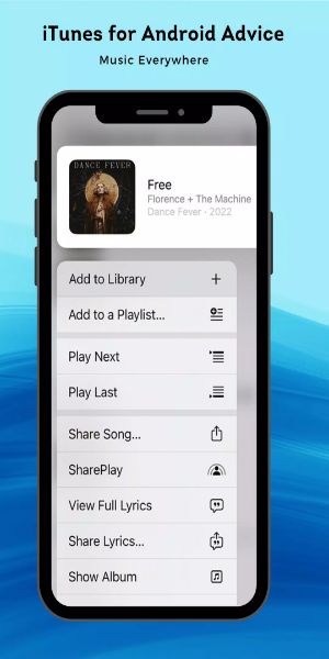 iTunes for Android Advice Tangkapan skrin 2