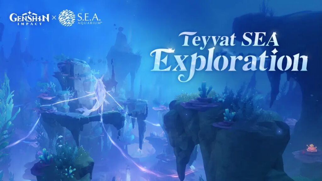 Genshin Impact flops sa s.e.a aquarium para sa aquatic adventure
