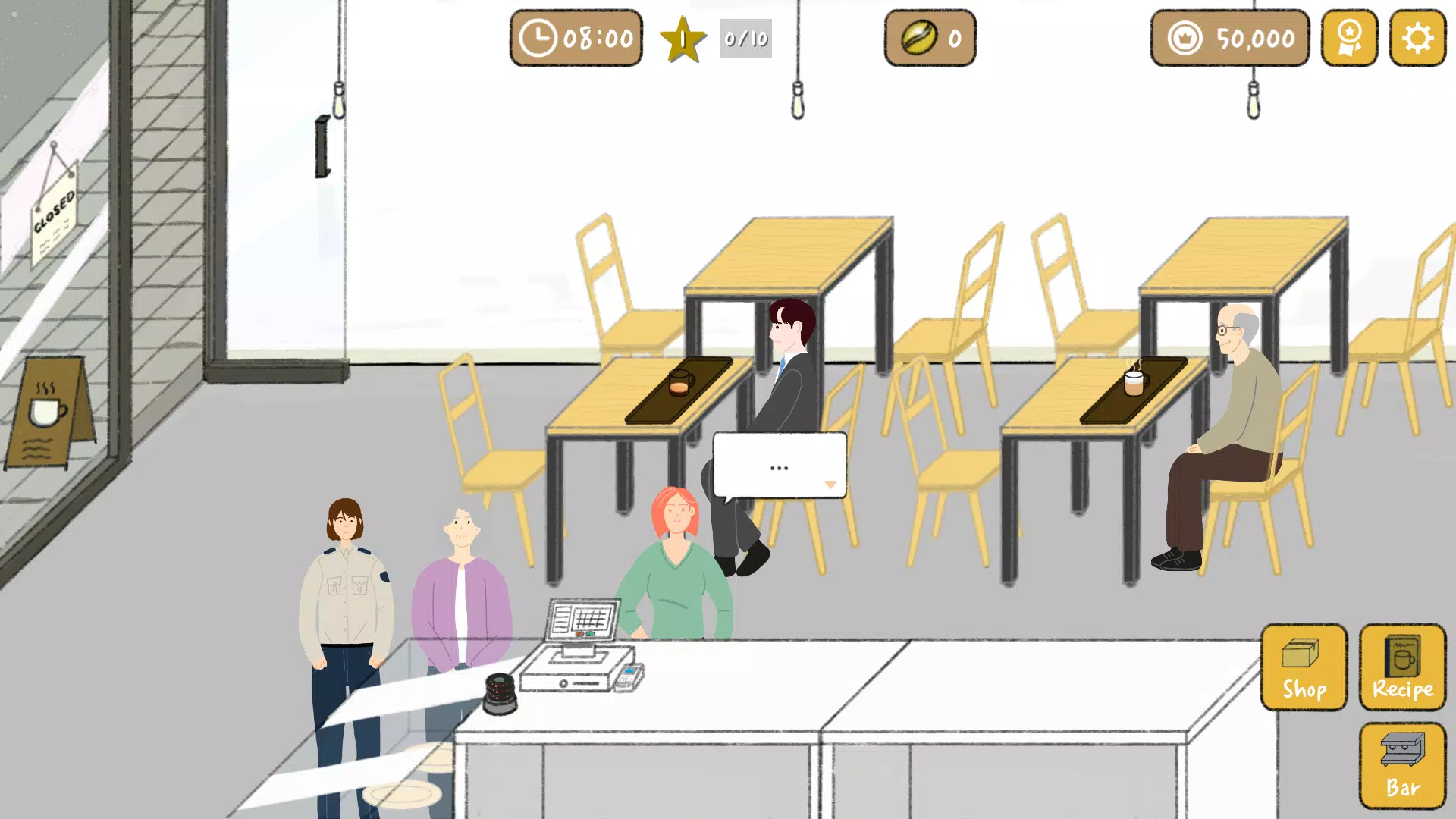 Tiny Coffee Shop Story Captura de pantalla 2