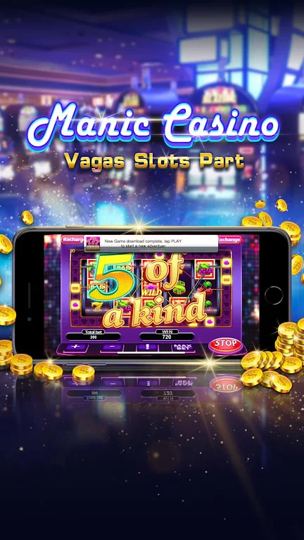 Manic Casino - Vegas Slots Party 스크린샷 1