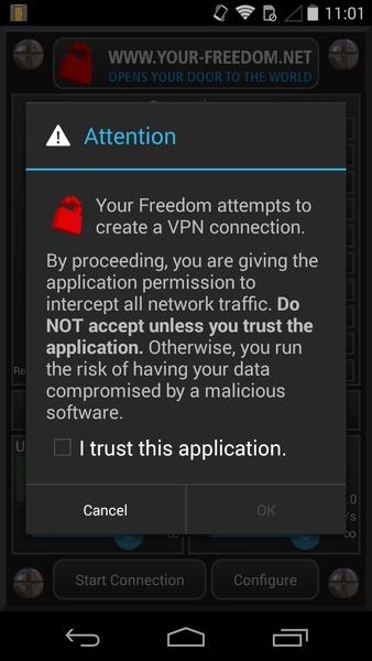 Your Freedom VPN Client應用截圖第1張