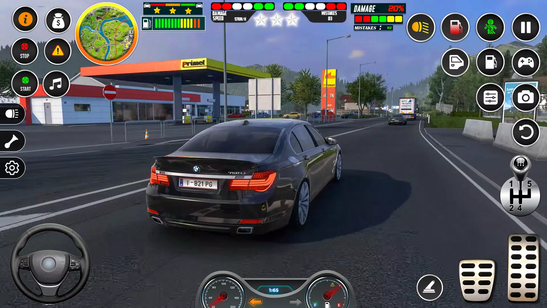 Classic Car Drive Parking Game 스크린샷 4