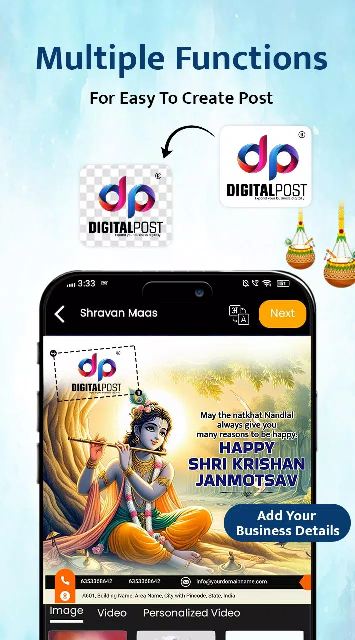 DigitalPost - Poster Maker App Capture d’écran 2