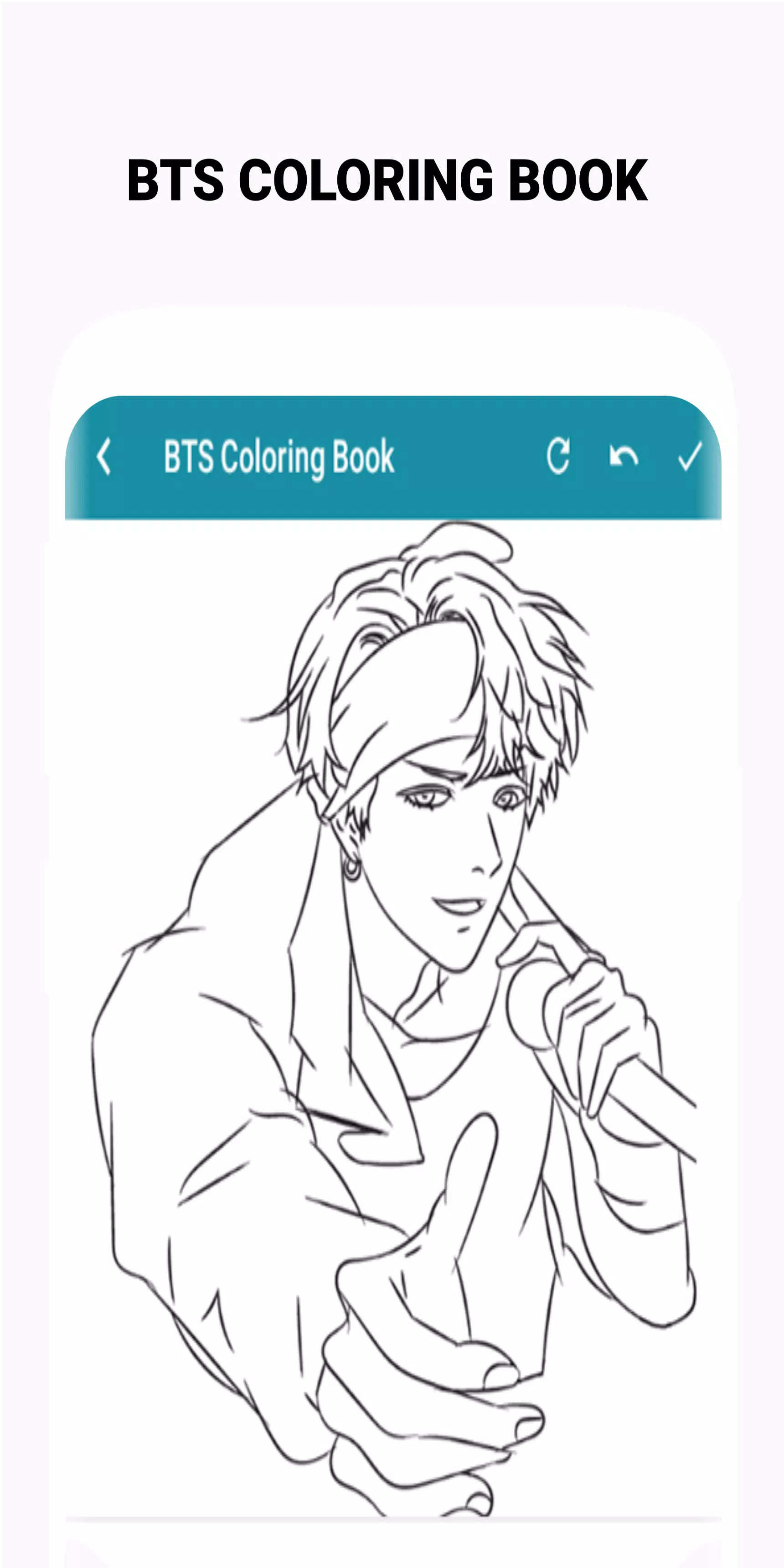 BTS Coloring Book Captura de pantalla 4