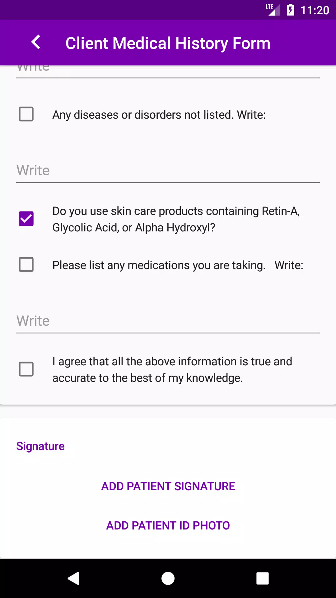 Microblading App Screenshot 4