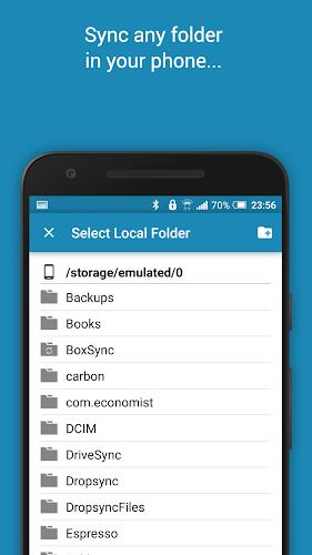 Schermata Autosync for Box - BoxSync 3