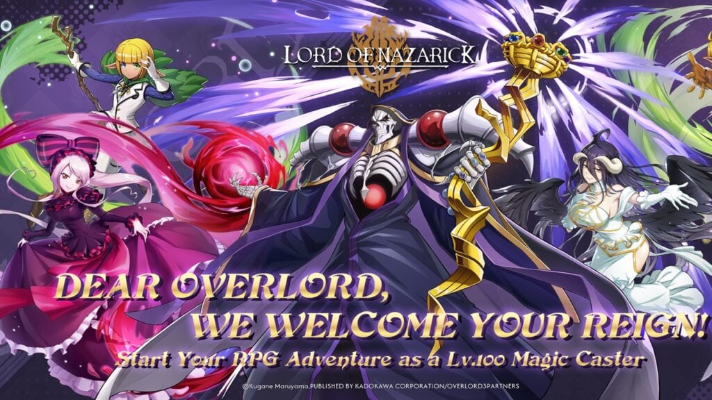 Crunchyroll anuncia Overlord Mobile Game Lord of Nazarick, pré-registro agora ao vivo