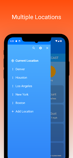 Weather on Homescreen Ekran Görüntüsü 1