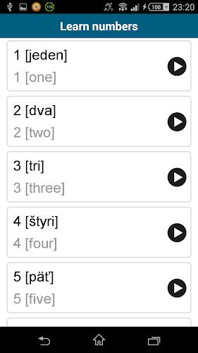 Learn Slovak - 50 languages應用截圖第4張