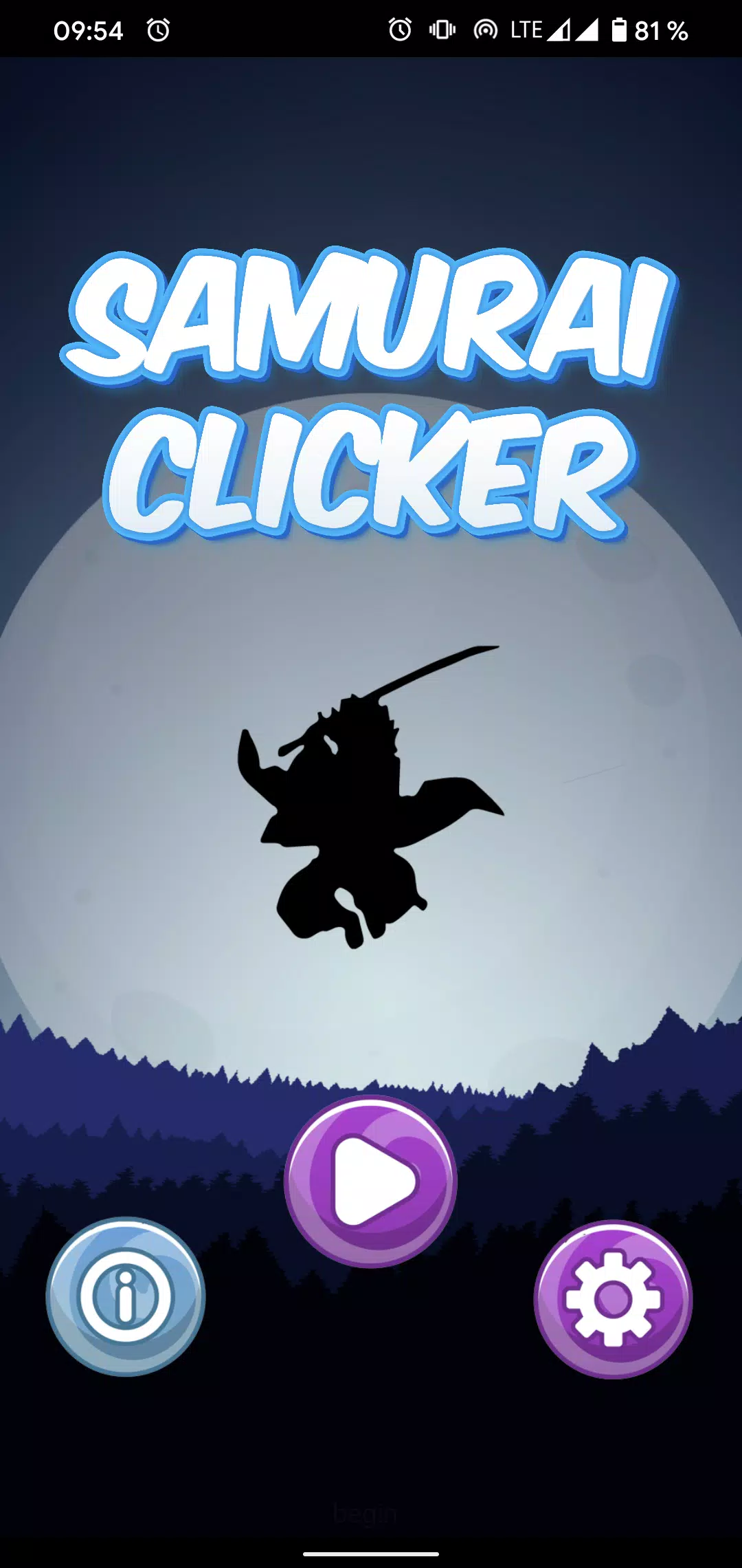 Samurai Clicker スクリーンショット 1