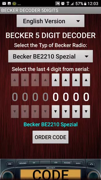 Becker 5Digit Radio Code Скриншот 3
