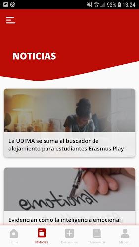 Schermata UDIMA App 4