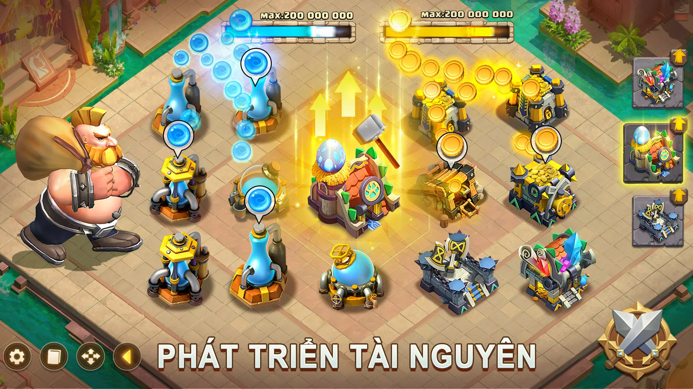 CastleClash:Quyết Chiến-Gamota Capture d’écran 2