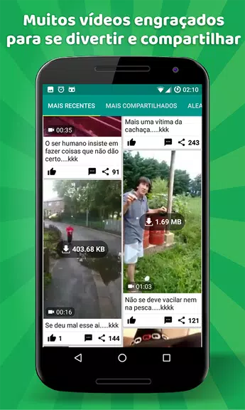 Vídeos Loucos Zrzut ekranu 2