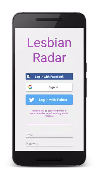 Lesbian Radar - Free dating for girls and women Capture d’écran 1