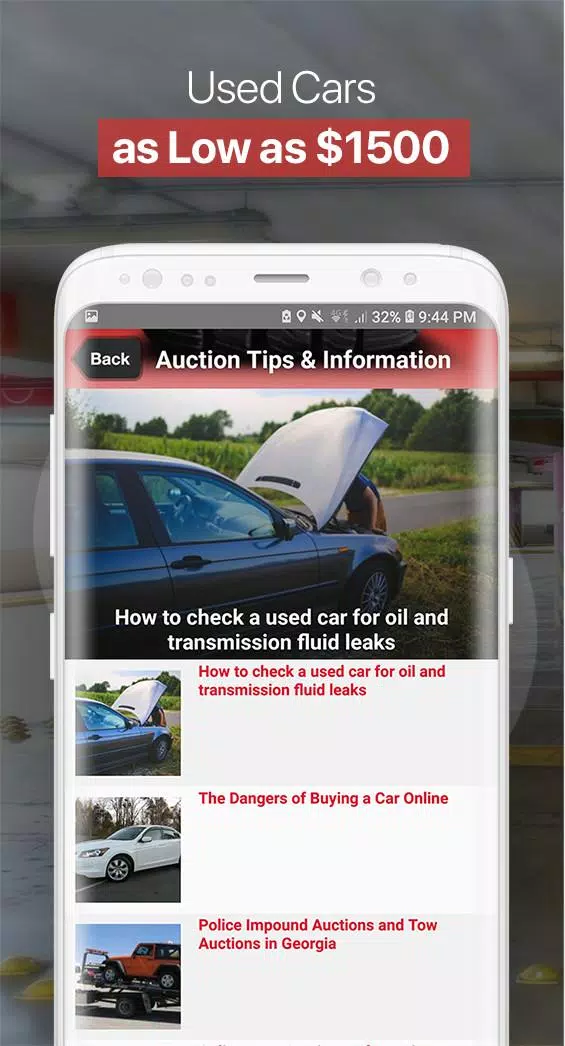 Public Car Auctions Directory Скриншот 3