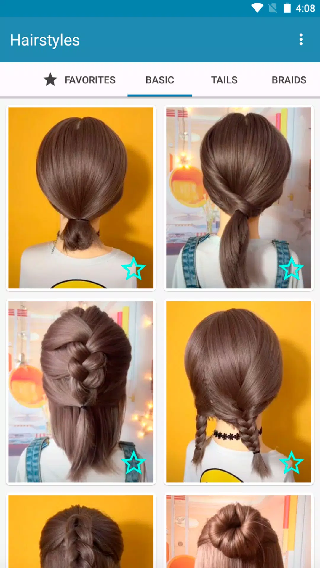 Coiffures pour cheveux courts Capture d’écran 1